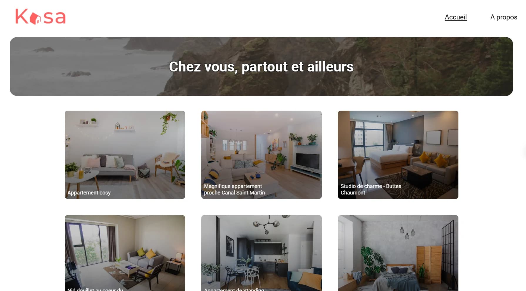 Kasa - Plateforme de location immobilière